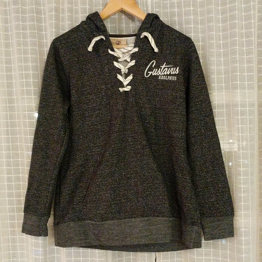 Snuggly lace up sweatshirt